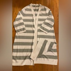 TALBOTS LARGE PETITE STRIPED SWEATER